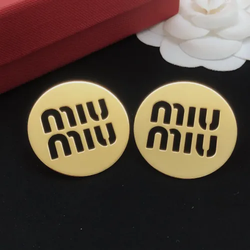 Replica MIU MIU Earrings For Women #1480039 $29.00 USD for Wholesale