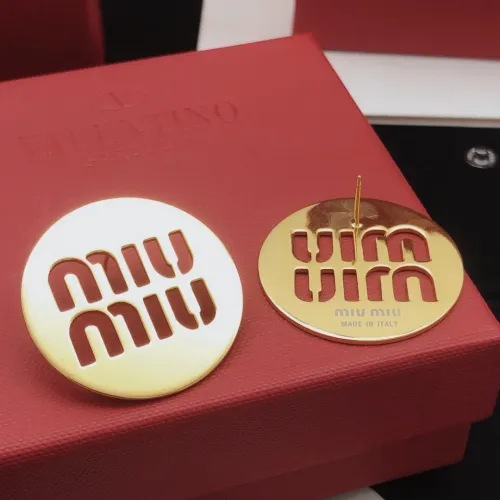 Replica MIU MIU Earrings For Women #1480039 $29.00 USD for Wholesale