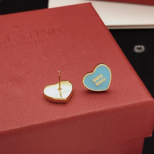 Replica MIU MIU Earrings For Women #1480040 $25.00 USD for Wholesale