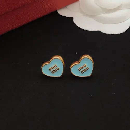Replica MIU MIU Earrings For Women #1480040 $25.00 USD for Wholesale
