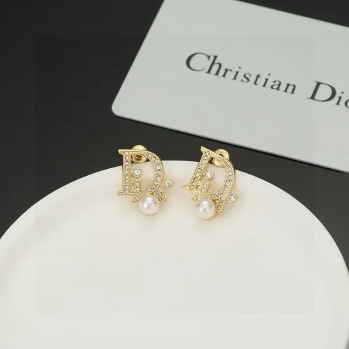 Replica Christian Dior Earrings For Women #1480062 $25.00 USD for Wholesale