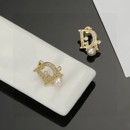 Replica Christian Dior Earrings For Women #1480062 $25.00 USD for Wholesale