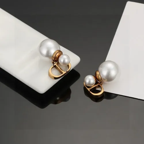 Replica Christian Dior Earrings For Women #1480063 $25.00 USD for Wholesale