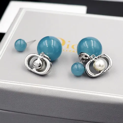 Replica Christian Dior Earrings For Women #1480064 $25.00 USD for Wholesale
