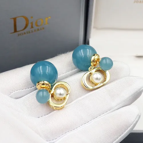 Replica Christian Dior Earrings For Women #1480065 $25.00 USD for Wholesale
