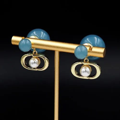 Replica Christian Dior Earrings For Women #1480065 $25.00 USD for Wholesale