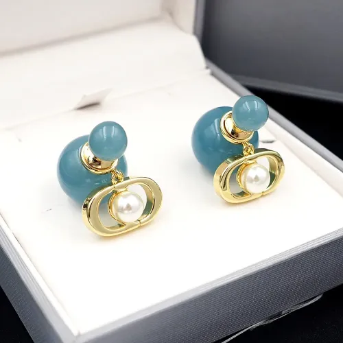 Replica Christian Dior Earrings For Women #1480065 $25.00 USD for Wholesale