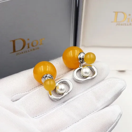 Replica Christian Dior Earrings For Women #1480066 $25.00 USD for Wholesale