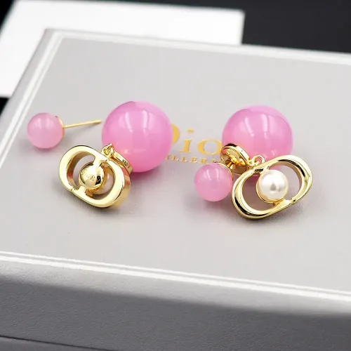 Replica Christian Dior Earrings For Women #1480068 $25.00 USD for Wholesale