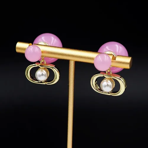 Replica Christian Dior Earrings For Women #1480068 $25.00 USD for Wholesale