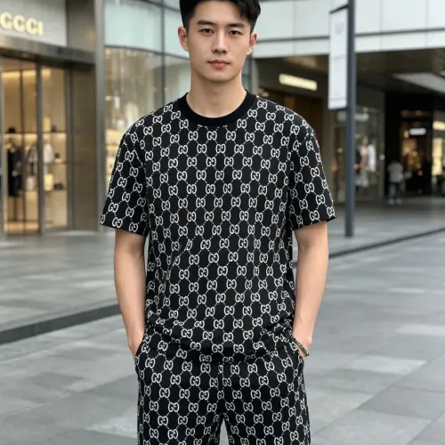 Replica Gucci Tracksuits Short Sleeved For Men #1480277 $80.00 USD for Wholesale