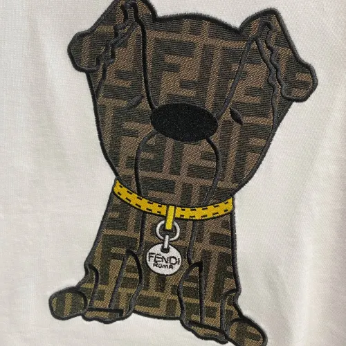 Replica Fendi T-Shirts Short Sleeved For Unisex #1480329 $52.00 USD for Wholesale