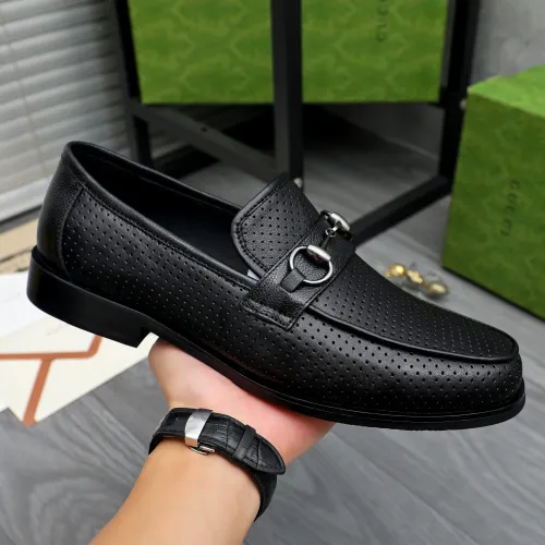 Replica Gucci Oxfords Shoes For Men #1480438 $85.00 USD for Wholesale