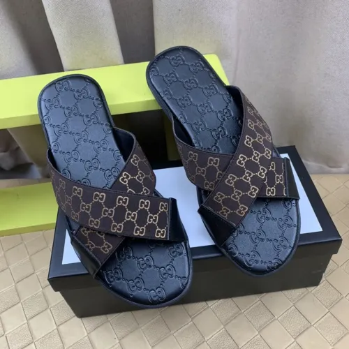 Replica Gucci Slippers For Men #1480456 $45.00 USD for Wholesale