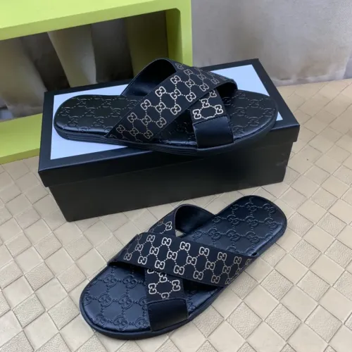 Replica Gucci Slippers For Men #1480457 $45.00 USD for Wholesale