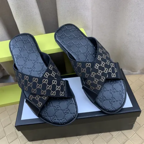 Replica Gucci Slippers For Men #1480457 $45.00 USD for Wholesale