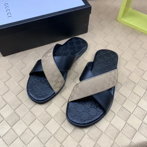 Replica Gucci Slippers For Men #1480458 $45.00 USD for Wholesale