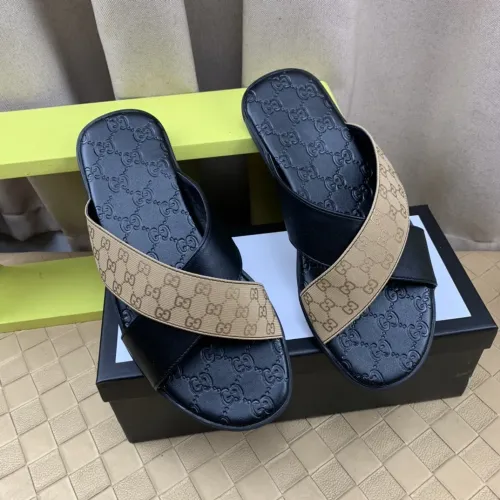 Replica Gucci Slippers For Men #1480458 $45.00 USD for Wholesale