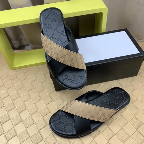 Replica Gucci Slippers For Men #1480458 $45.00 USD for Wholesale