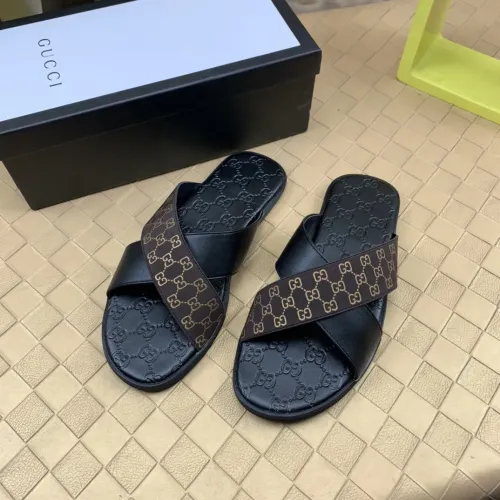 Replica Gucci Slippers For Men #1480459 $45.00 USD for Wholesale