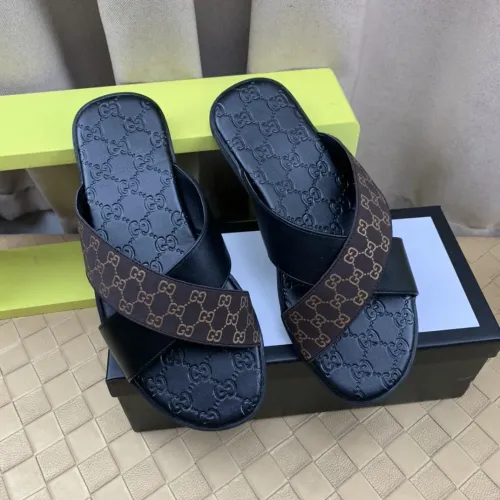 Replica Gucci Slippers For Men #1480459 $45.00 USD for Wholesale
