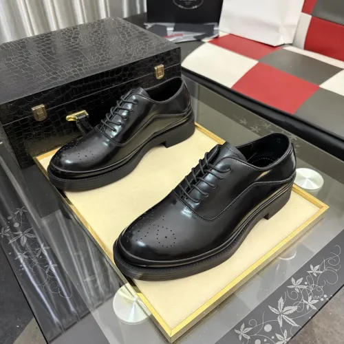 Replica Prada Leather Shoes For Men #1480506 $115.00 USD for Wholesale