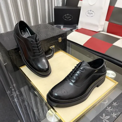Replica Prada Leather Shoes For Men #1480506 $115.00 USD for Wholesale