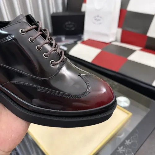 Replica Prada Leather Shoes For Men #1480508 $115.00 USD for Wholesale