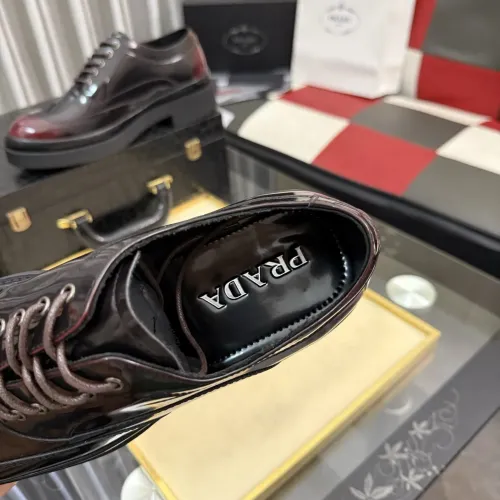 Replica Prada Leather Shoes For Men #1480508 $115.00 USD for Wholesale