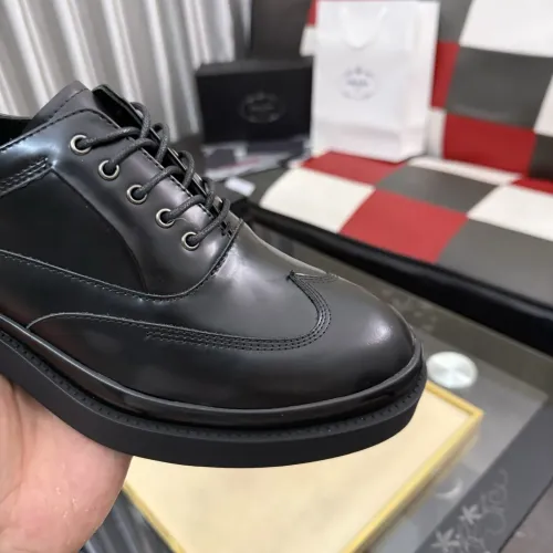 Replica Prada Leather Shoes For Men #1480509 $115.00 USD for Wholesale