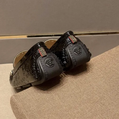 Replica Versace Leather Shoes For Men #1480561 $76.00 USD for Wholesale