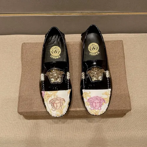 Cheap Versace Leather Shoes For Men #1480562, $$76.00 USD On Versace Leather Shoes