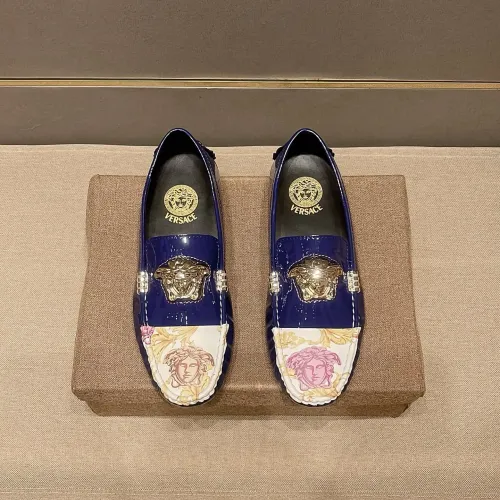 Cheap Versace Leather Shoes For Men #1480563, $$76.00 USD On Versace Leather Shoes