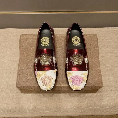 Cheap Versace Leather Shoes For Men #1480564, $$76.00 USD On Versace Leather Shoes