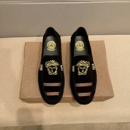 Cheap Versace Leather Shoes For Men #1480567, $$76.00 USD On Versace Leather Shoes