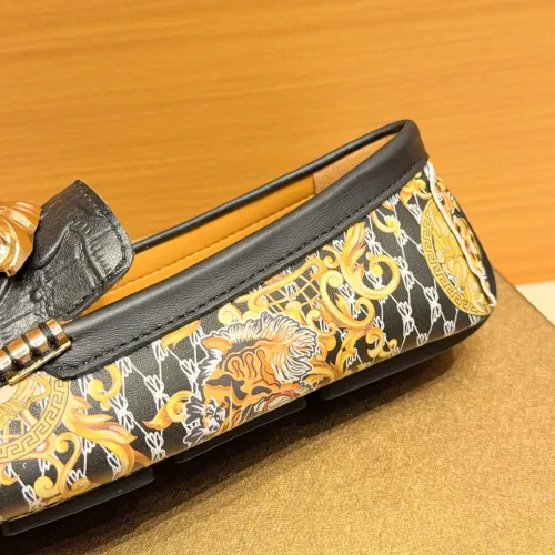 Replica Versace Leather Shoes For Men #1480569 $76.00 USD for Wholesale