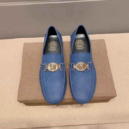 Cheap Versace Leather Shoes For Men #1480570, $$76.00 USD On Versace Leather Shoes