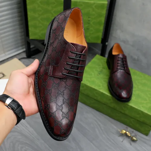 Replica Gucci Oxfords Shoes For Men #1480610 $85.00 USD for Wholesale