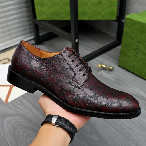 Replica Gucci Oxfords Shoes For Men #1480610 $85.00 USD for Wholesale