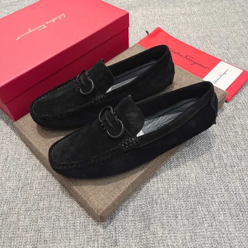 Cheap Salvatore Ferragamo Leather Shoes For Men #1480634, $$82.00 USD On Salvatore Ferragamo Leather Shoes