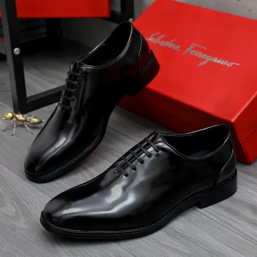 Cheap Salvatore Ferragamo Leather Shoes For Men #1480638, $$92.00 USD On Salvatore Ferragamo Leather Shoes