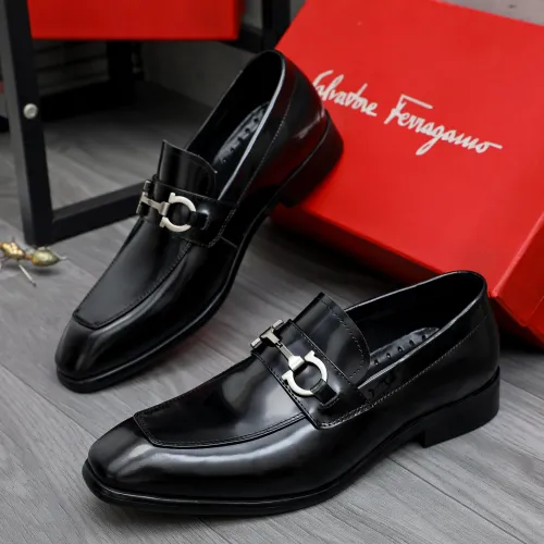 Cheap Salvatore Ferragamo Leather Shoes For Men #1480640, $$92.00 USD On Salvatore Ferragamo Leather Shoes