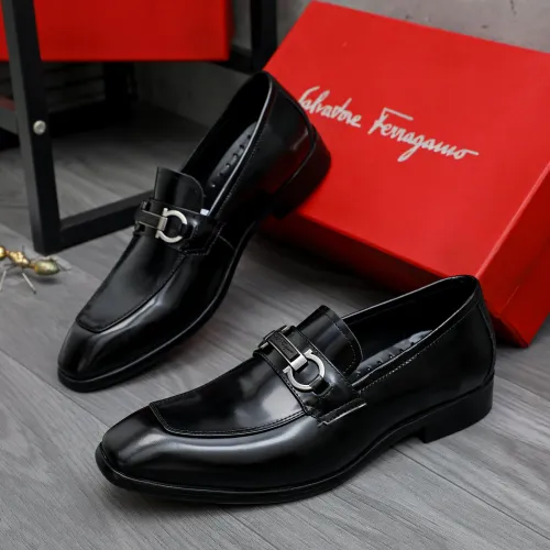 Cheap Salvatore Ferragamo Leather Shoes For Men #1480642, $$92.00 USD On Salvatore Ferragamo Leather Shoes