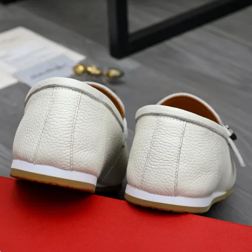 Replica Salvatore Ferragamo Leather Shoes For Men #1480643 $85.00 USD for Wholesale