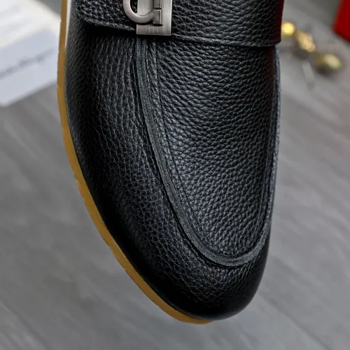 Replica Salvatore Ferragamo Leather Shoes For Men #1480646 $85.00 USD for Wholesale