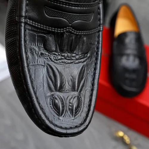 Replica Salvatore Ferragamo Leather Shoes For Men #1480649 $72.00 USD for Wholesale