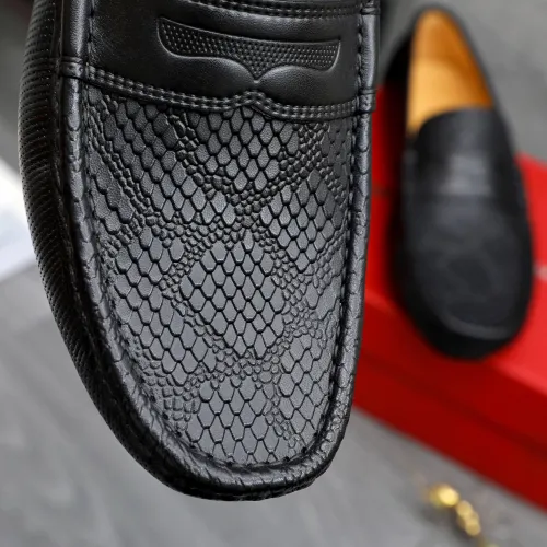 Replica Salvatore Ferragamo Leather Shoes For Men #1480650 $72.00 USD for Wholesale