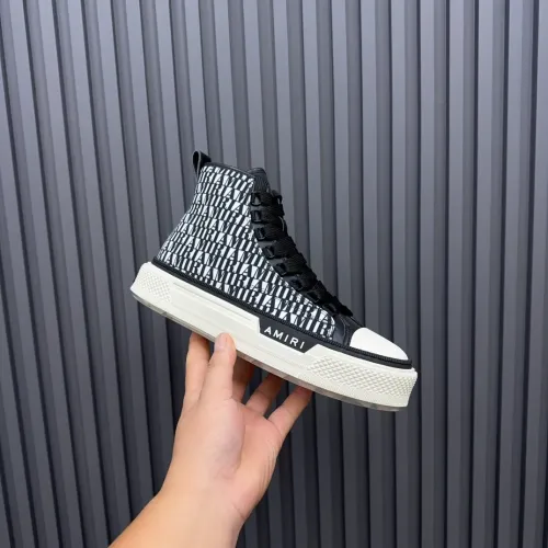 Replica Amiri High Tops Shoes For Men #1480746 $112.00 USD for Wholesale