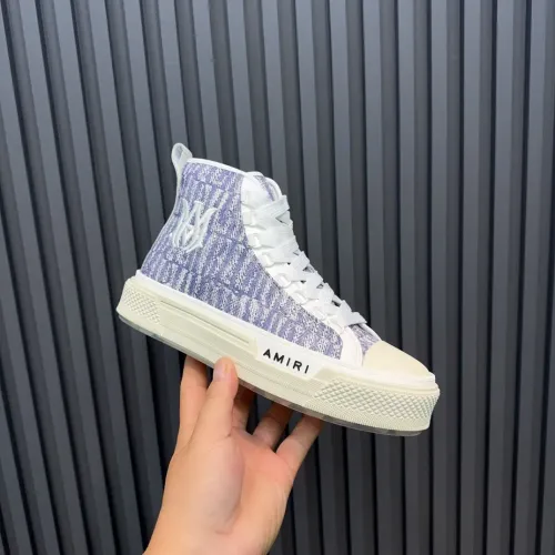 Replica Amiri High Tops Shoes For Men #1480748 $112.00 USD for Wholesale