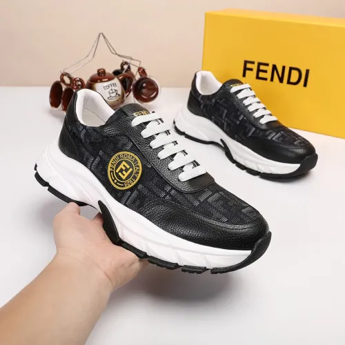 Replica Fendi Casual Shoes For Men #1480775 $80.00 USD for Wholesale